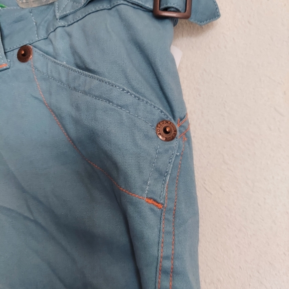 Apple bottoms embroidered demin capri size 17-18 nwt - Picture 4 of 11